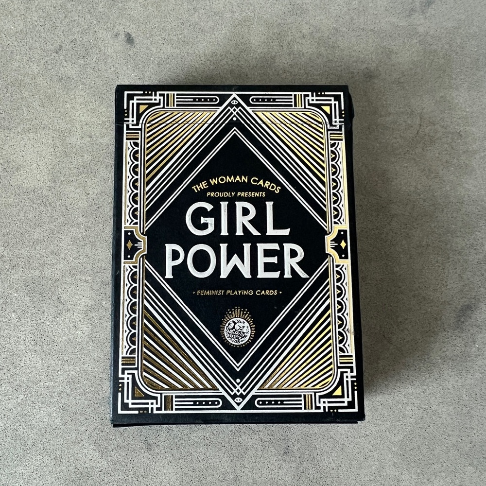 The Woman Cards: Girl Power Feminist High Quality Playing Cards Used